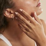 Cr&eacute;oles Esaias Acier Blanc - Boucles d'oreilles cr&eacute;oles Femme | Histoire d&rsquo;Or