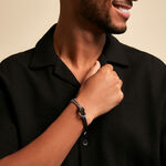 Bracelet Thymeo Acier Blanc - Bracelets cordon Homme | Histoire d&rsquo;Or