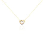 Collier Anthime Or Tricolore Oxydes De Zirconium - Colliers Famille | Histoire d&rsquo;Or