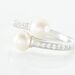 Bague Ajustable Argent Blanc Jeronimo Perle Oxydes De Zirconium - Bagues avec pierre Femme | Histoire d’Or