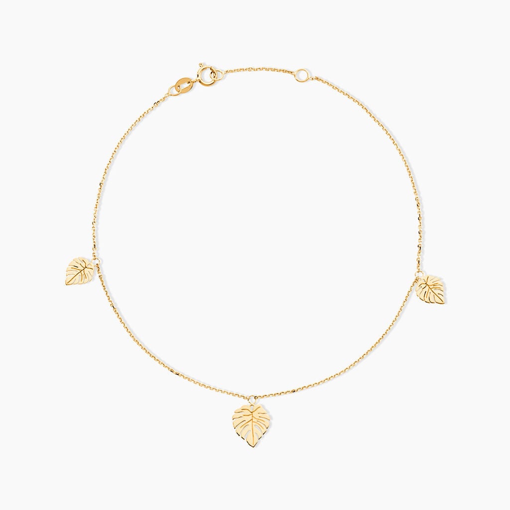 Cha&icirc;ne De Cheville Siobhan Or Jaune - Cha&icirc;nes de cheville Femme | Histoire d&rsquo;Or