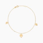 Cha&icirc;ne De Cheville Siobhan Or Jaune - Cha&icirc;nes de cheville Femme | Histoire d&rsquo;Or
