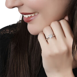 Bague Solitaire Dream Or Blanc Diamant - Bagues solitaires Femme | Histoire d’Or