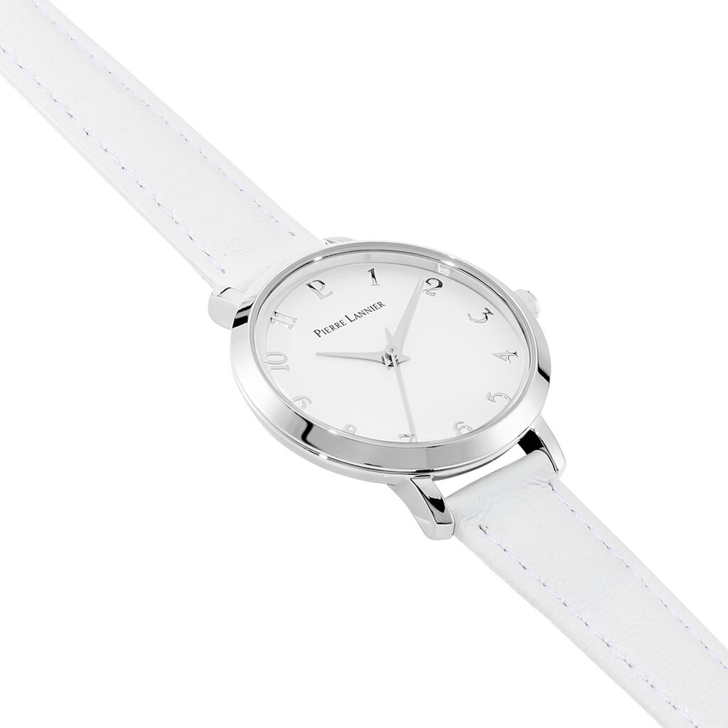 Montre Pierre Lannier Chouquette Blanc - Montres Femme | Histoire d’Or