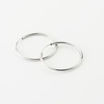 Cr&eacute;oles Dominae Flexible Or Blanc - Boucles d'oreilles cr&eacute;oles Femme | Histoire d&rsquo;Or