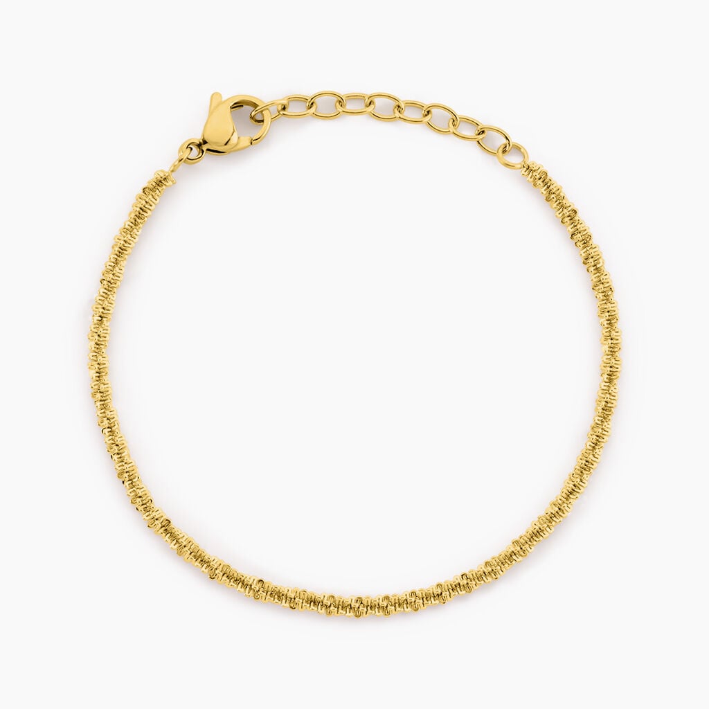 Bracelet Harlow Acier Jaune - Bracelets fantaisie Femme | Histoire d&rsquo;Or