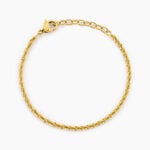 Bracelet Harlow Acier Jaune - Bracelets fantaisie Femme | Histoire d&rsquo;Or
