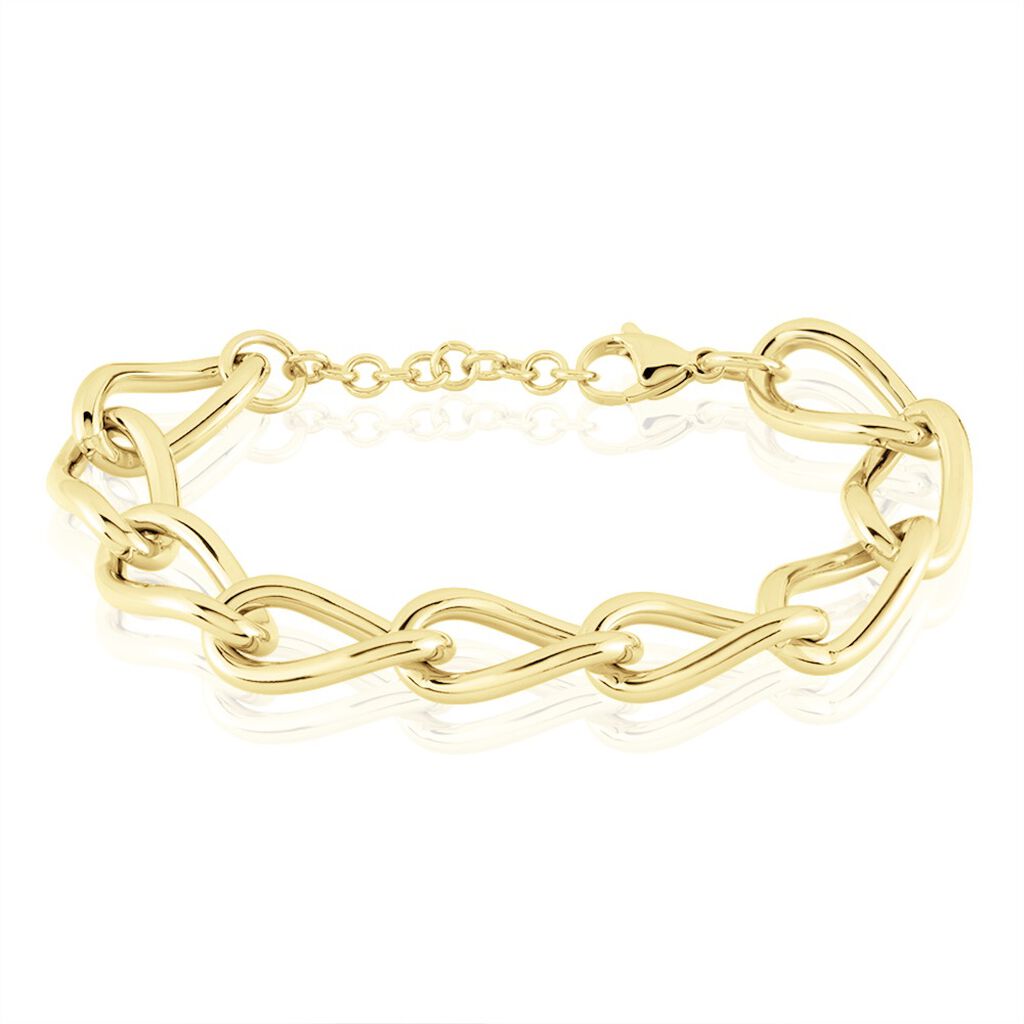 Bracelet Justinien Acier Doré
