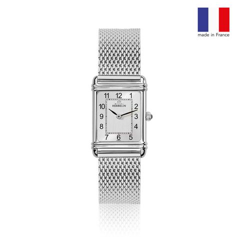 Montre Michel Herbelin Art Deco Argent - Montres Femme | Histoire d’Or
