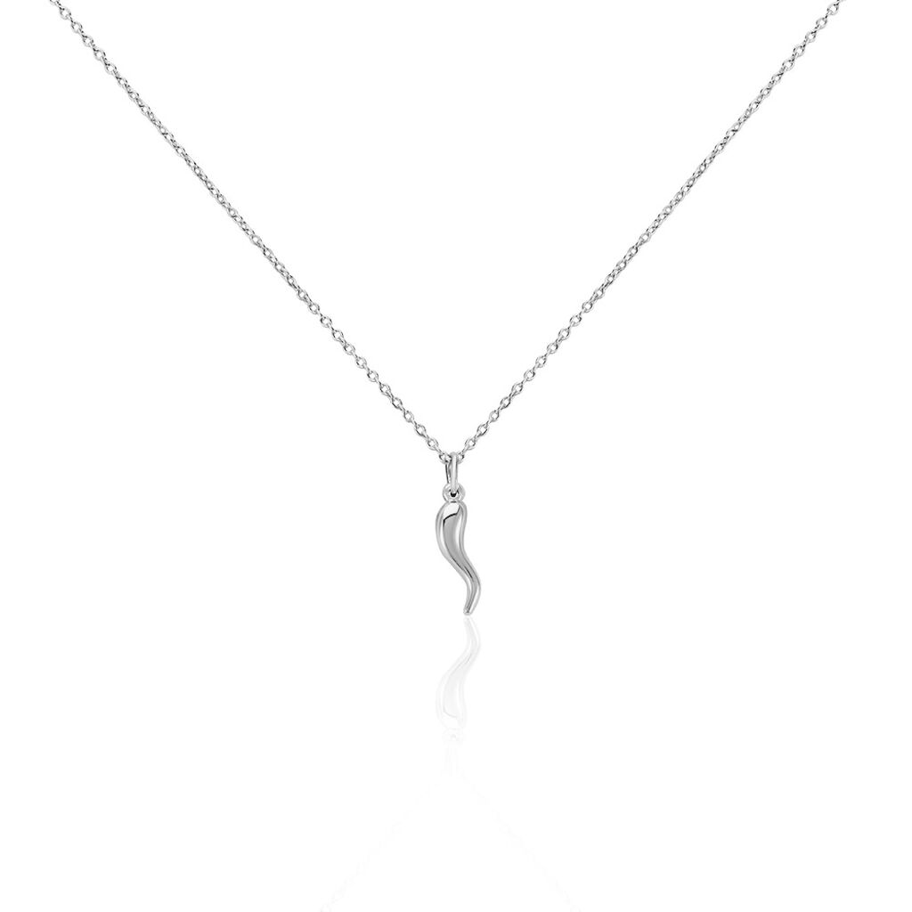 Collier Cornucopia Argent Blanc
