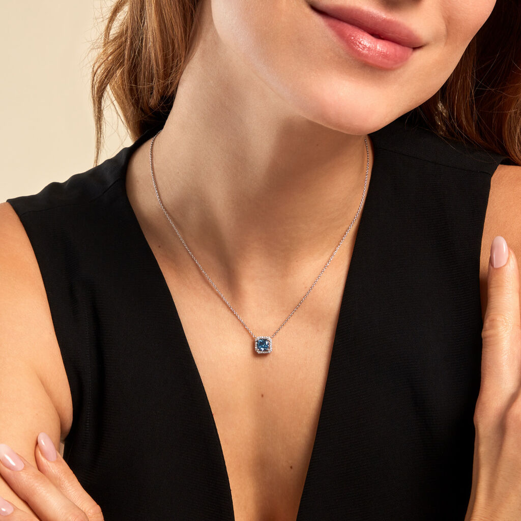 Collier Rio Argent Blanc Oxyde De Zirconium - Colliers fantaisie Femme | Histoire d’Or