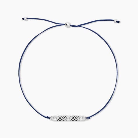 Bracelet Imogen Argent Blanc Oxyde De Zirconium - Bracelets cordon Femme | Histoire d’Or