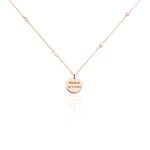 Collier Moa Argent Rose Oxyde De Zirconium - Colliers fantaisie Femme | Histoire d&rsquo;Or