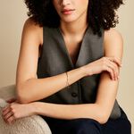 Bracelet Jonc Xylina Fil Rond Lisse Or Jaune - Bracelets joncs Femme | Histoire d&rsquo;Or