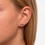 Boucles D'oreilles Puces Nomusa Or Jaune - Clous d'oreilles Enfant | Histoire d&rsquo;Or