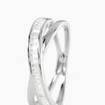 Bague Anelyse Or Blanc Oxyde De Zirconium - Bagues avec pierre Femme | Histoire d&rsquo;Or