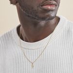 Pendentif Yona Or Jaune - Pendentifs Bapt&ecirc;me Famille | Histoire d&rsquo;Or