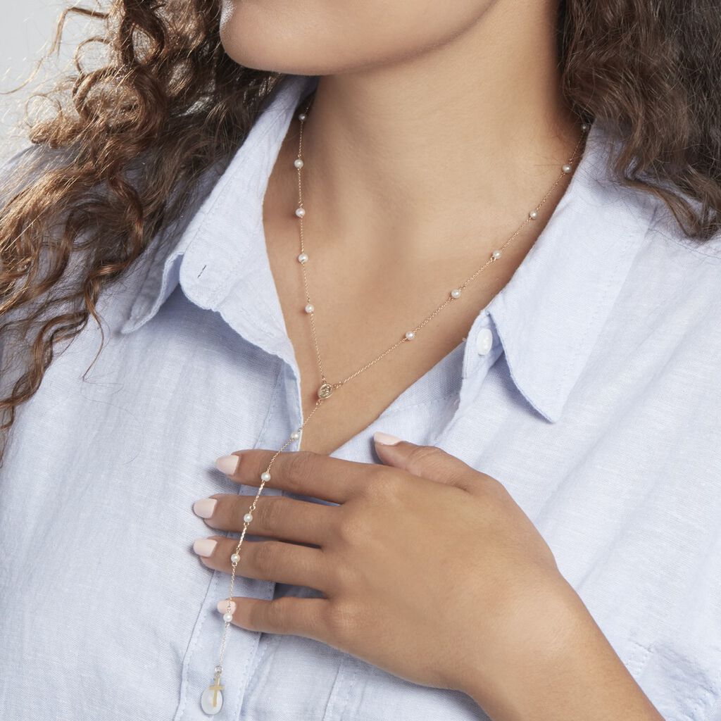 Collier Vesta Or Jaune Perle De Culture - Colliers Femme | Histoire d’Or