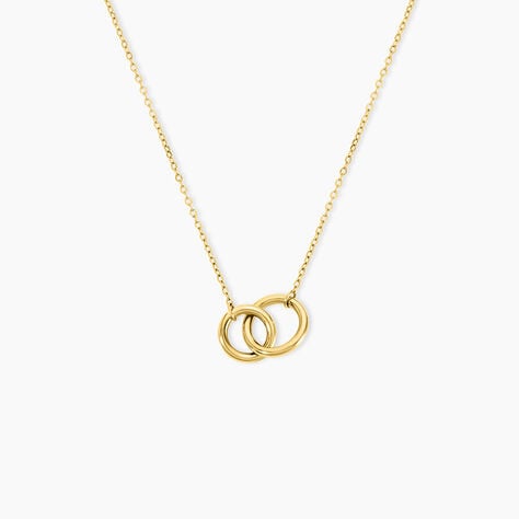 Collier Fino Acier Jaune - Colliers fantaisie Femme | Histoire d&rsquo;Or