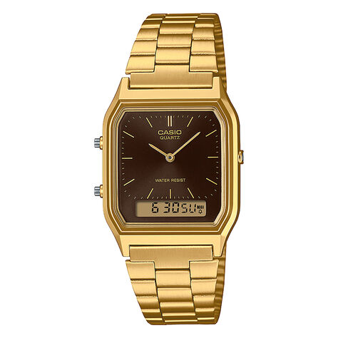 Montre Casio Collection Marron - Montres Unisex | Histoire d&rsquo;Or