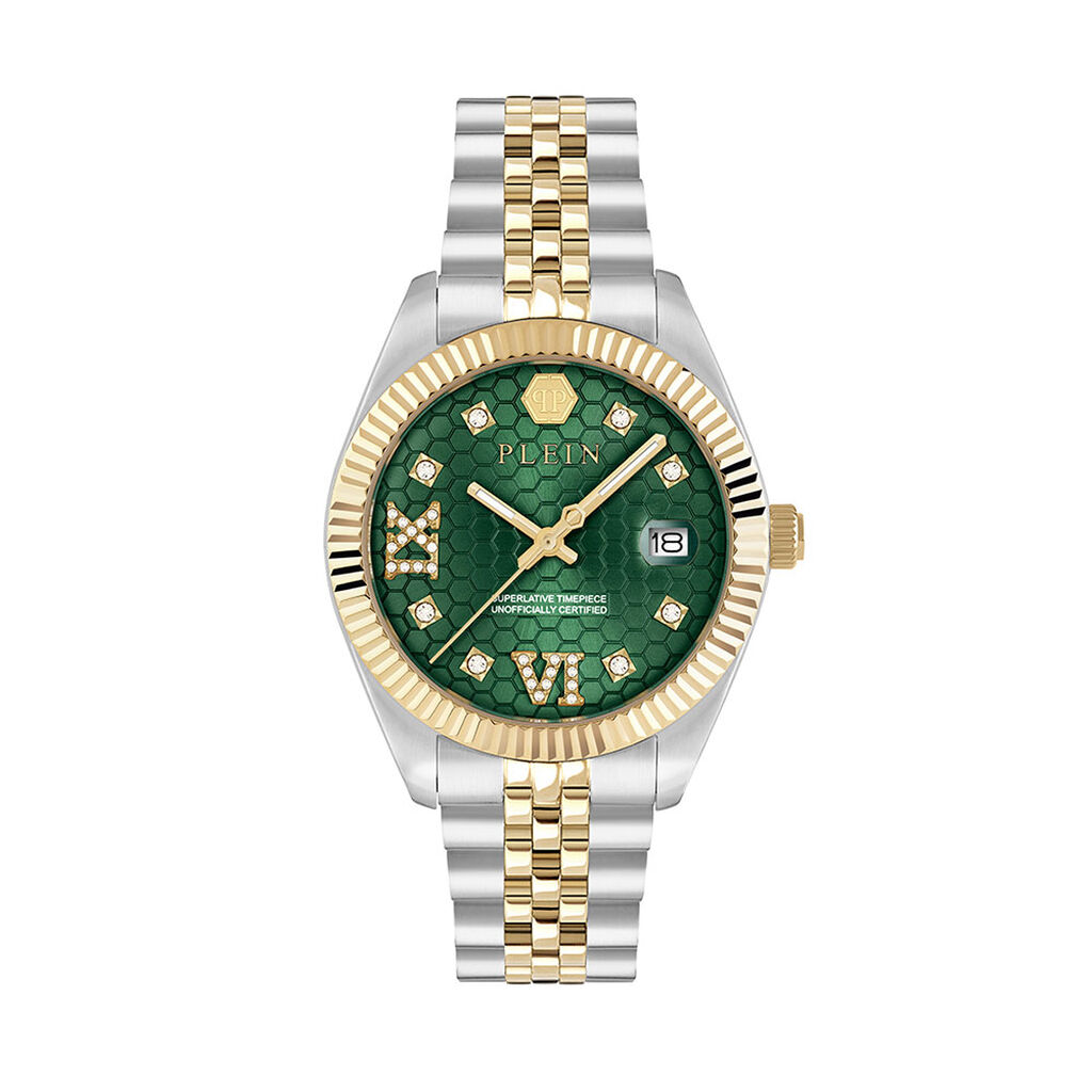 Montre Philipp Plein Date Superlative Vert - Montres Femme | Histoire d&rsquo;Or