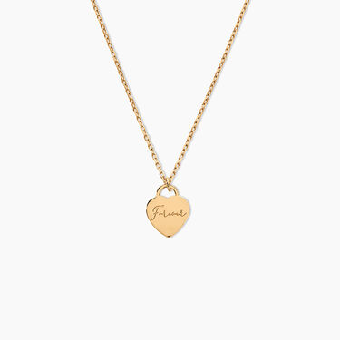 Collier Darling Plaqu&eacute; Or Jaune