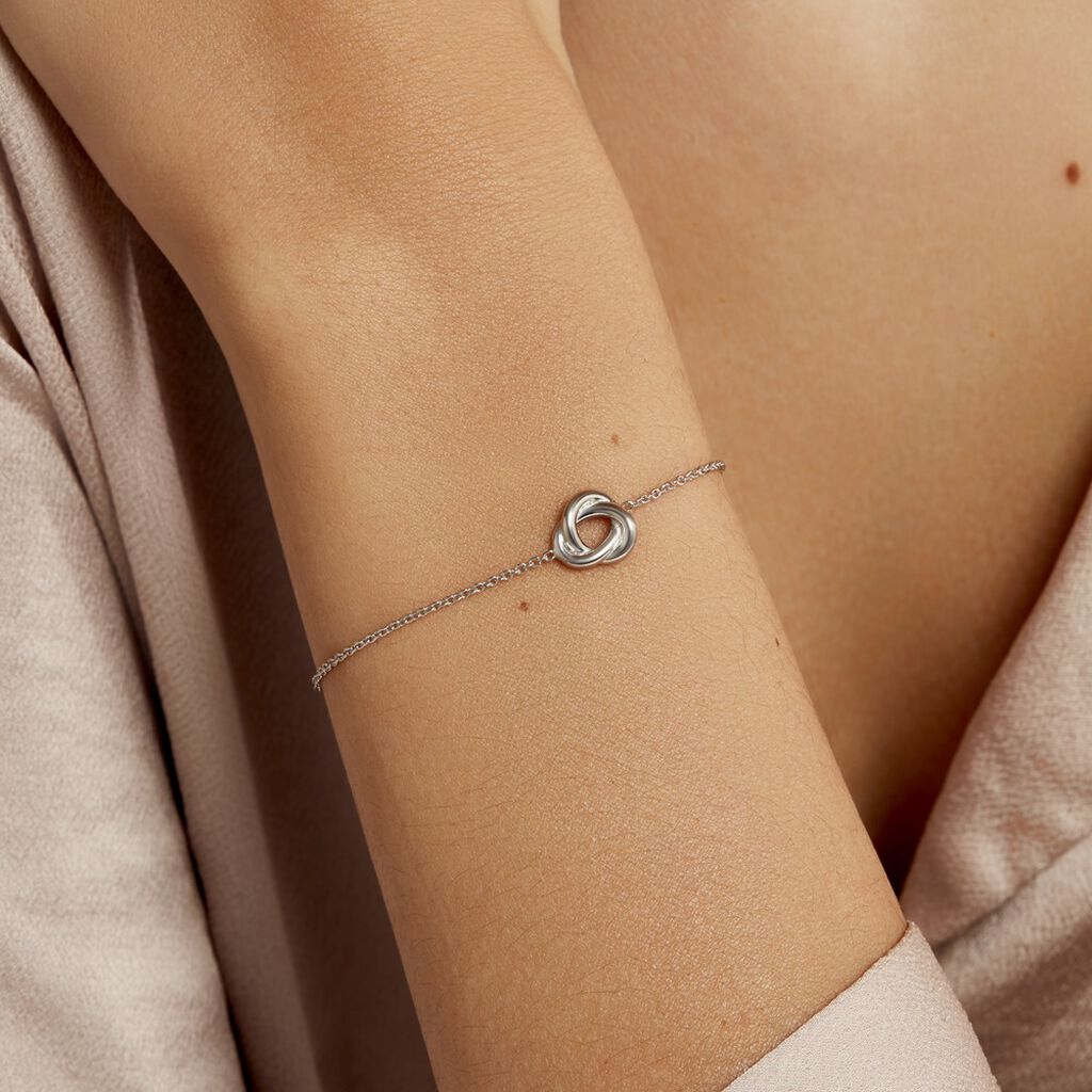 Bracelet Kaelya Argent Blanc - Bracelets Femme | Histoire d’Or