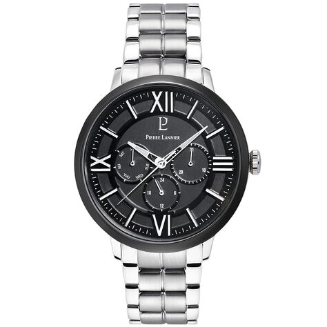 Montre Pierre Lannier Collection Beaucour Noir - Montres Homme | Histoire d’Or