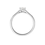 Bague Solitaire Athena Or Blanc Diamant - Bagues solitaires Femme | Histoire d&rsquo;Or