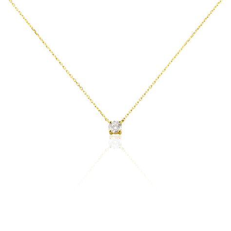 Collier Or Jaune Aphrodite Diamant - Colliers Femme | Histoire d’Or