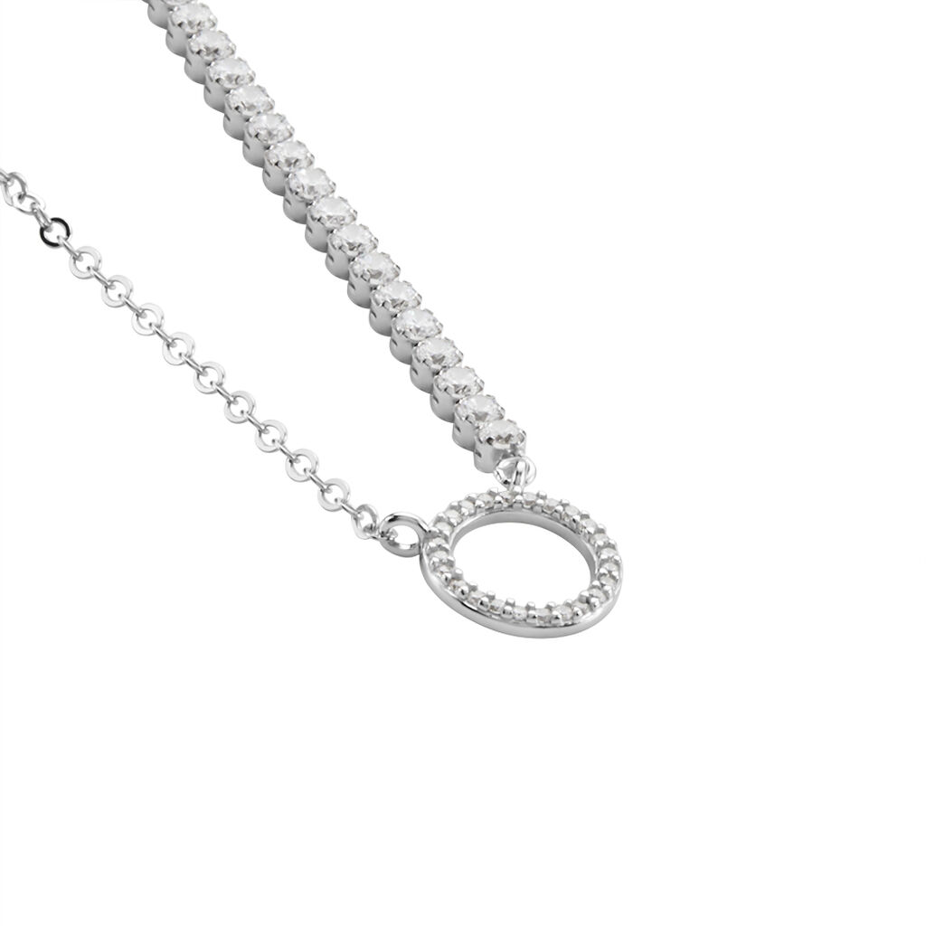 Collier Argent Svens Oxydes De Zirconium - Colliers fantaisie Femme | Histoire d’Or