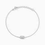 Bracelet Rio Argent Blanc Oxyde De Zirconium - Bracelets Femme | Histoire d&rsquo;Or
