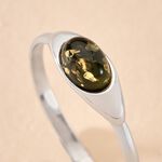 Bague Marquita Argent Blanc Ambre - Bagues solitaires Femme | Histoire d&rsquo;Or