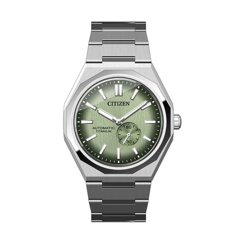 Montre Citizen Super Titanium Mechanical Zenshin Vert - Montres Homme | Histoire d&rsquo;Or