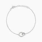Bracelet Fant Argent Blanc Oxyde De Zirconium - Bracelets Femme | Histoire d&rsquo;Or