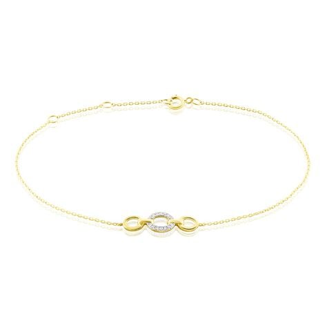 Bracelet Margane Or Jaune Diamant - Bracelets Femme | Histoire d&rsquo;Or