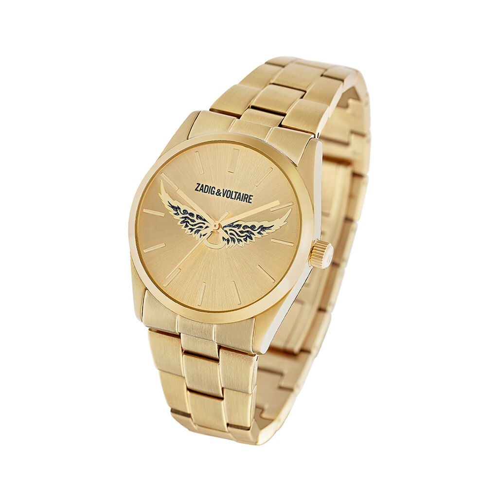 Montre Zadig & Voltaire Dor&eacute; - Id&eacute;es cadeaux Femme | Histoire d&rsquo;Or