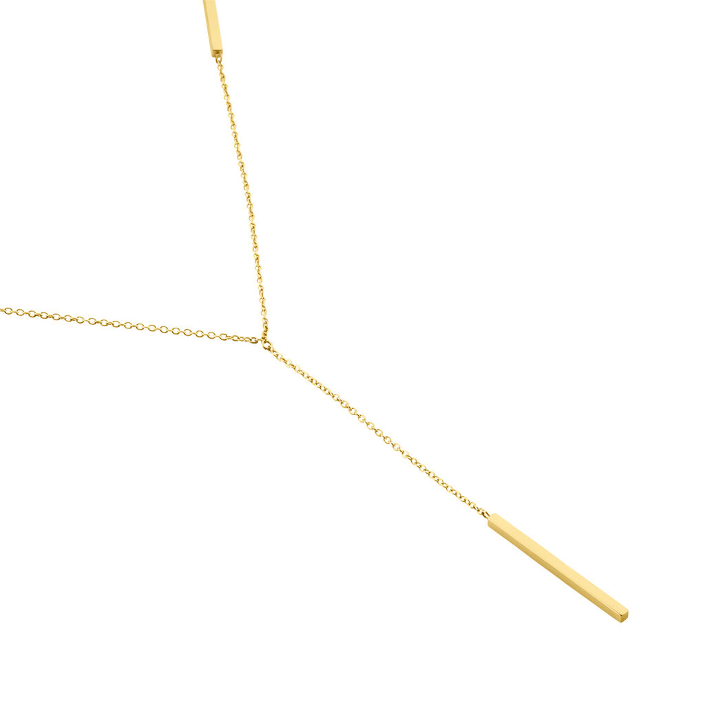 Collier Eilish Acier Jaune - Sautoirs Femme | Histoire d’Or