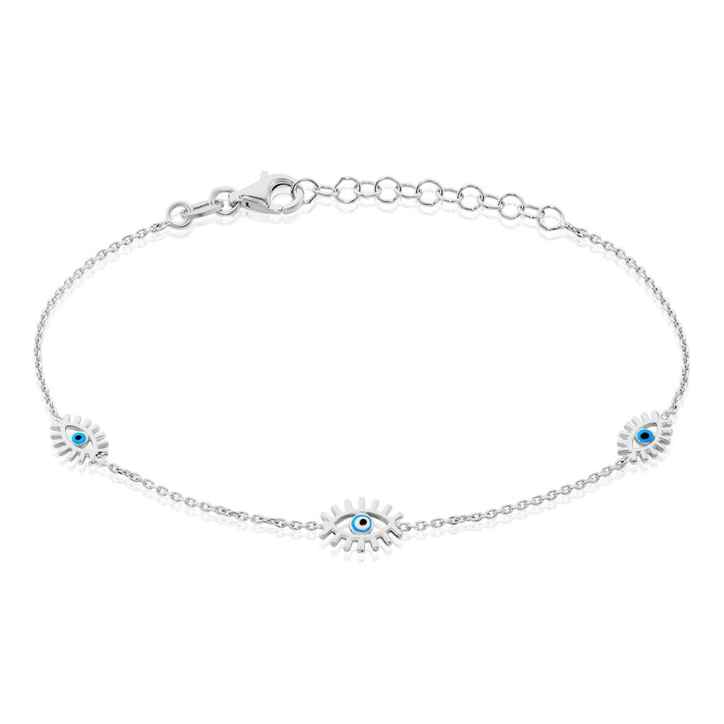 Bracelet Parad'eyes Argent Blanc - Bracelets Femme | Histoire d’Or