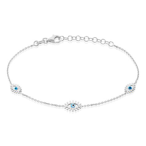 Bracelet Parad'eyes Argent Blanc - Bracelets Femme | Histoire d’Or