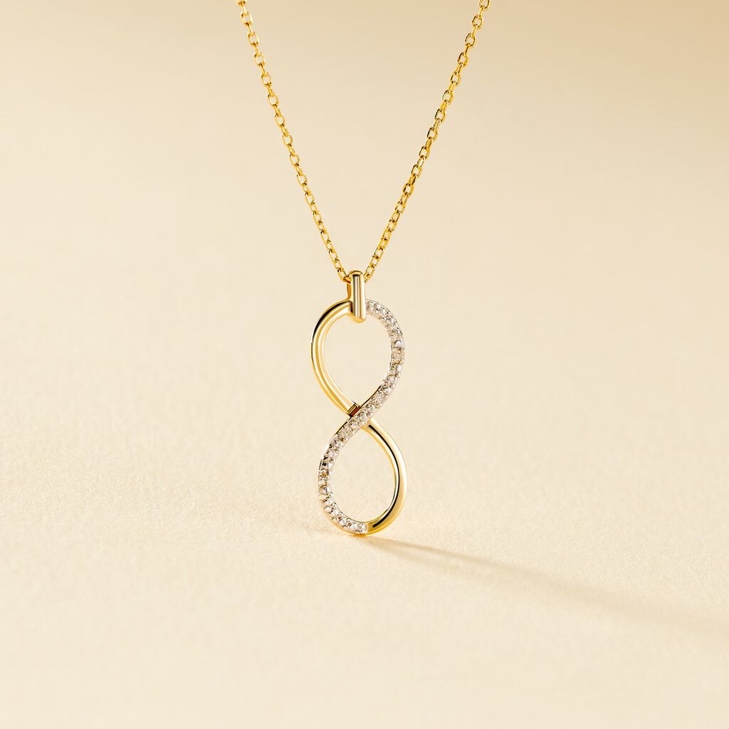 Collier Infino Or Jaune Diamant - Colliers Femme | Histoire d’Or