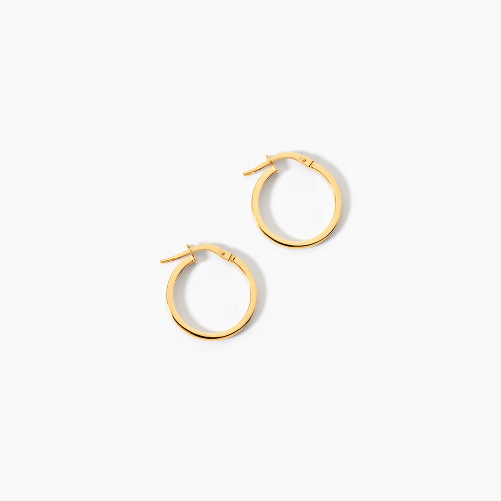 Cr&eacute;oles Thyrza Or Jaune - Boucles d'oreilles cr&eacute;oles Femme | Histoire d&rsquo;Or