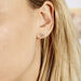 Boucles D'oreilles Puces Amaiur Or Tricolore Oxydes De Zirconium - Clous d'oreilles Femme | Histoire d’Or