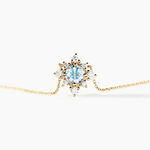 Collier Astrithr Or Jaune Topaze Oxyde De Zirconium - Colliers Femme | Histoire d&rsquo;Or