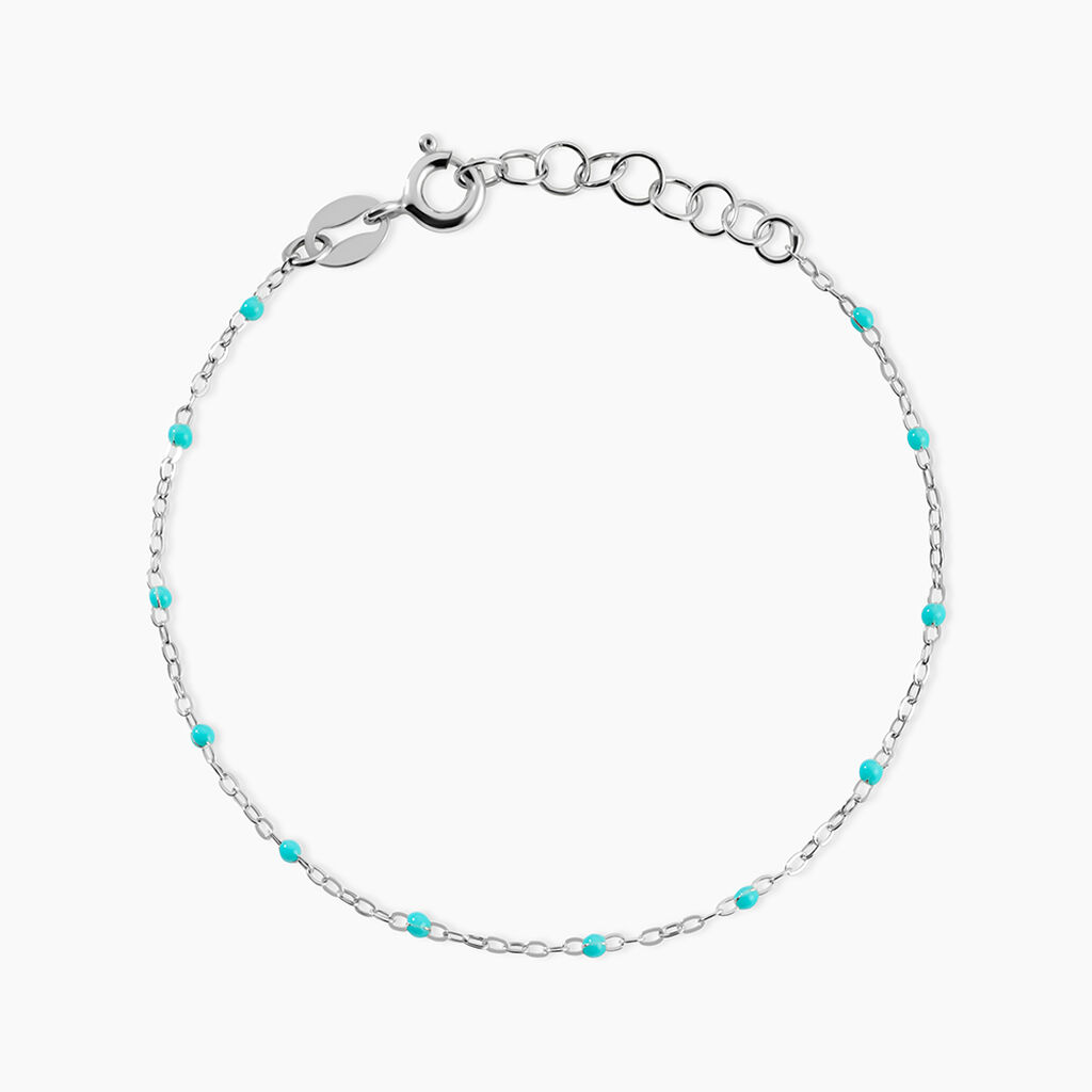 Bracelet Polka Argent Blanc - Bijoux sans pierre Enfant | Histoire d&rsquo;Or