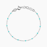 Bracelet Polka Argent Blanc - Bijoux sans pierre Enfant | Histoire d&rsquo;Or