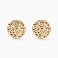 Boucles D'oreilles Puces Blanka Plaqué Or Jaune