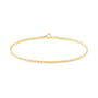 Bracelet Capucin Maille Marine Plate Or Jaune