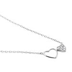 Collier Or Blanc Stacia Diamants - Colliers Femme | Histoire d&rsquo;Or