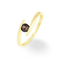 Bague Tiphaine Or Jaune Quartz